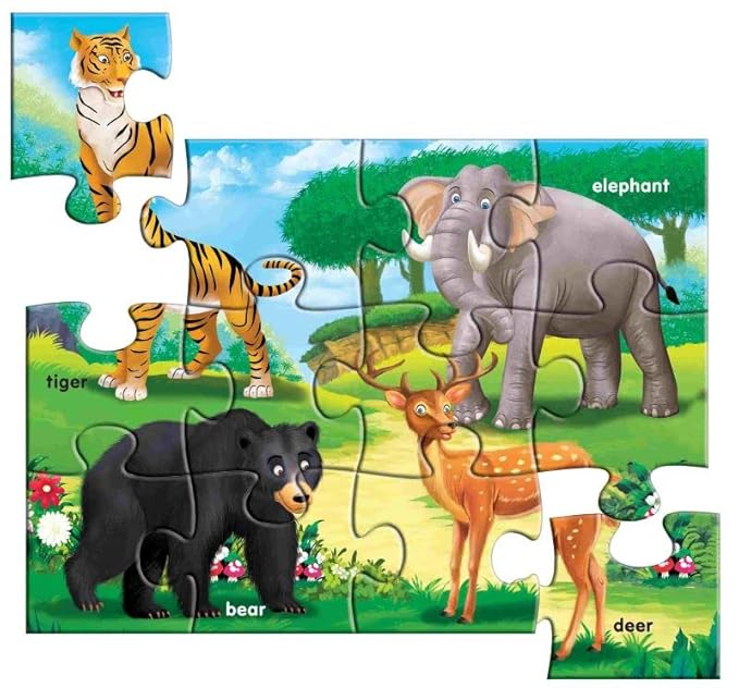 CREATIVE Early Puzzles Step II-Wild Animals