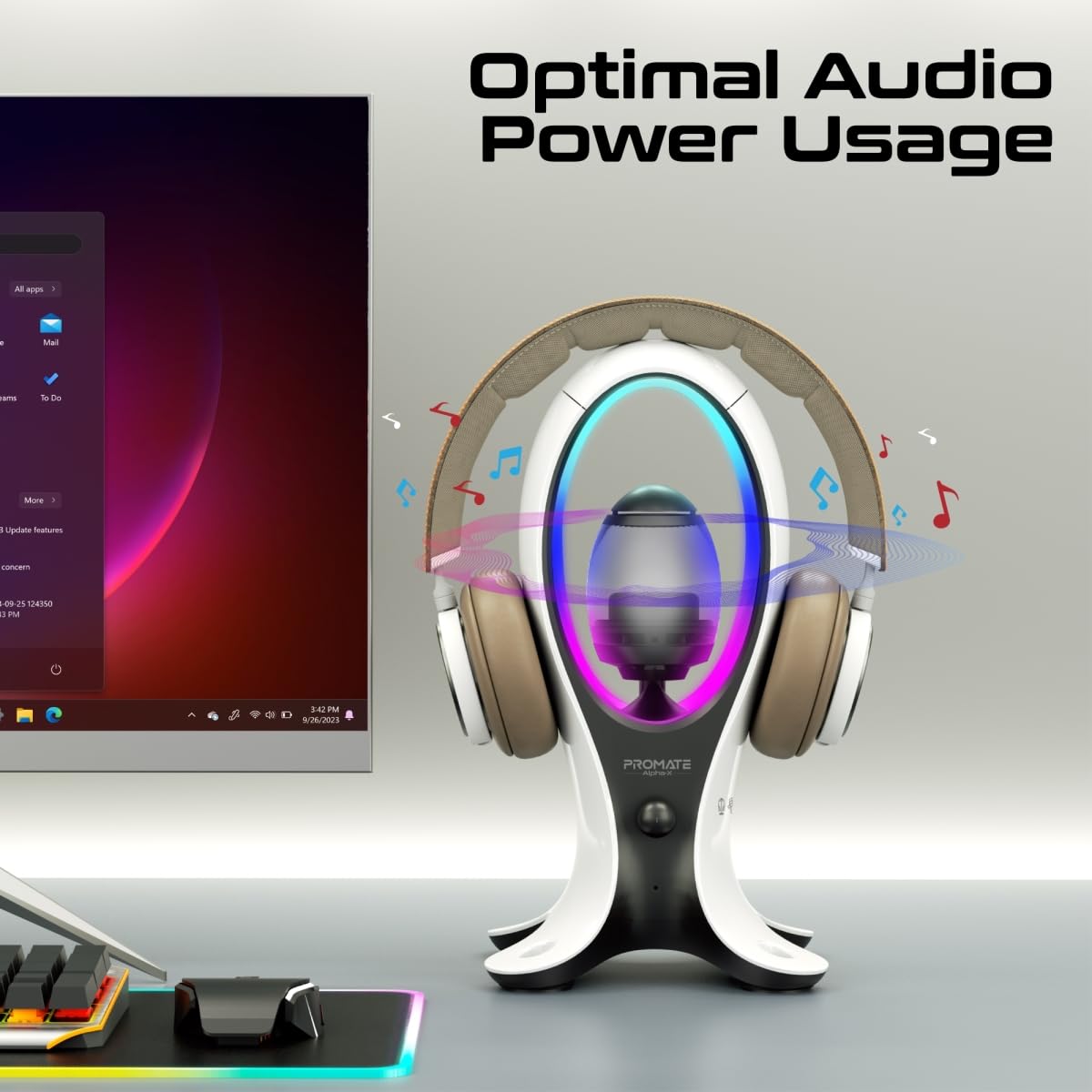 Promate 4-in-1 Multifunctional Headphone ALPHA-X