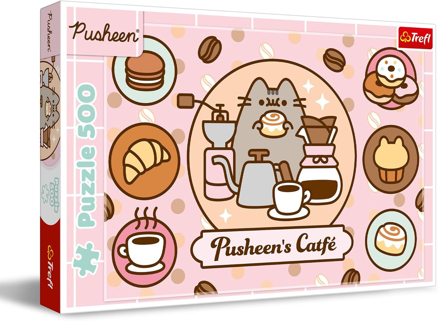 Trefl Puzzle: Pusheen in cafeteria - 500 Piece