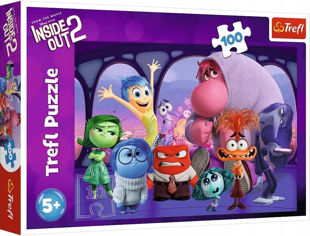Trefl Puzzle: Inside Out 2, Everything is Head, 100 Pieces,