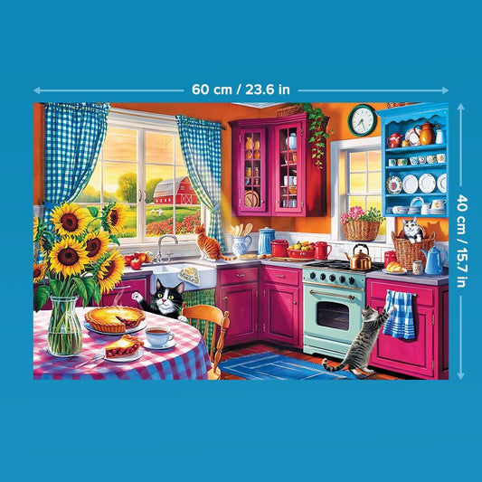 Trefl puzzle: EasyPiece : Morning in the kitchen - 300 pieces