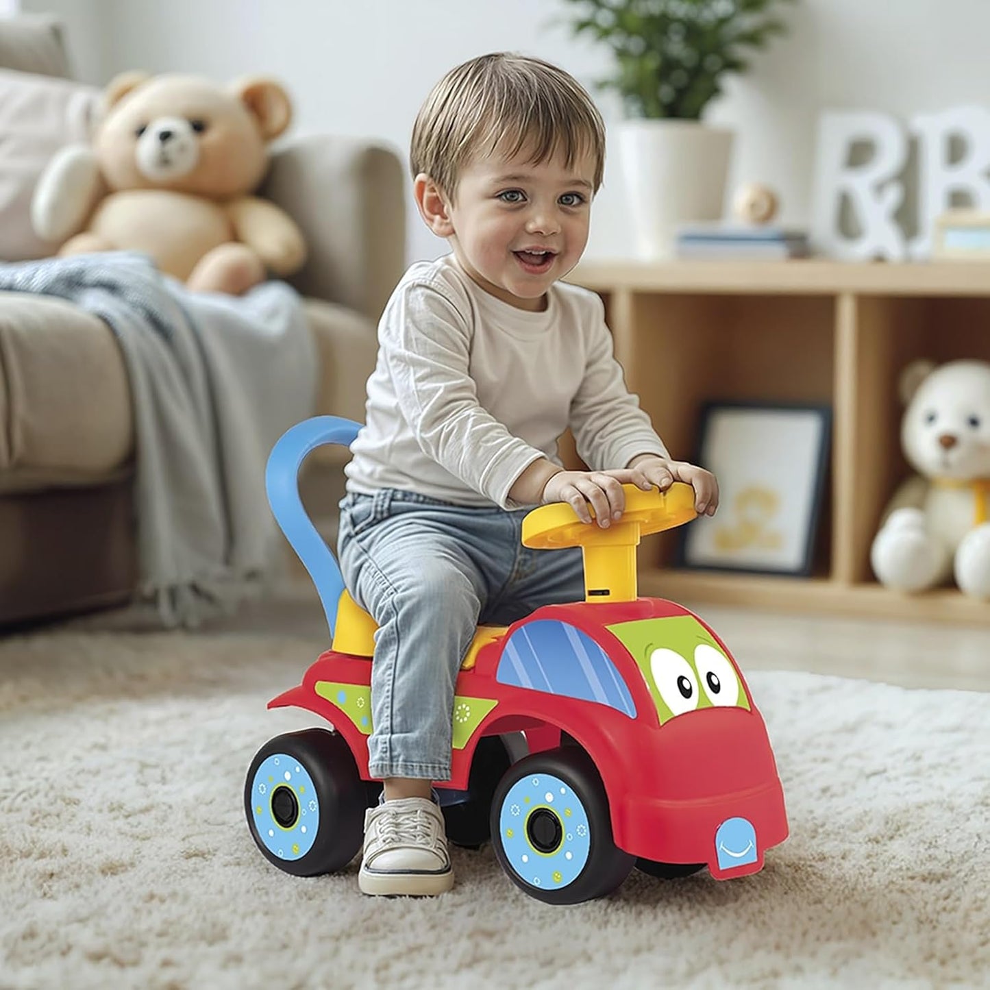 Foot to Floor Car with Storage