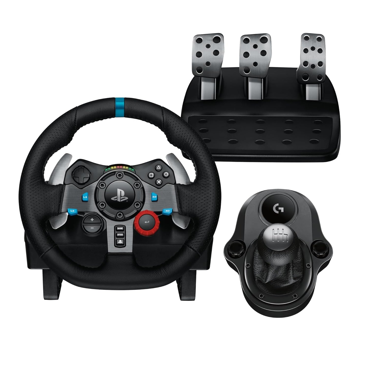 Logitech G29 Driving Force Racing Wheel and Pedals - For PS5, PS4 and PC