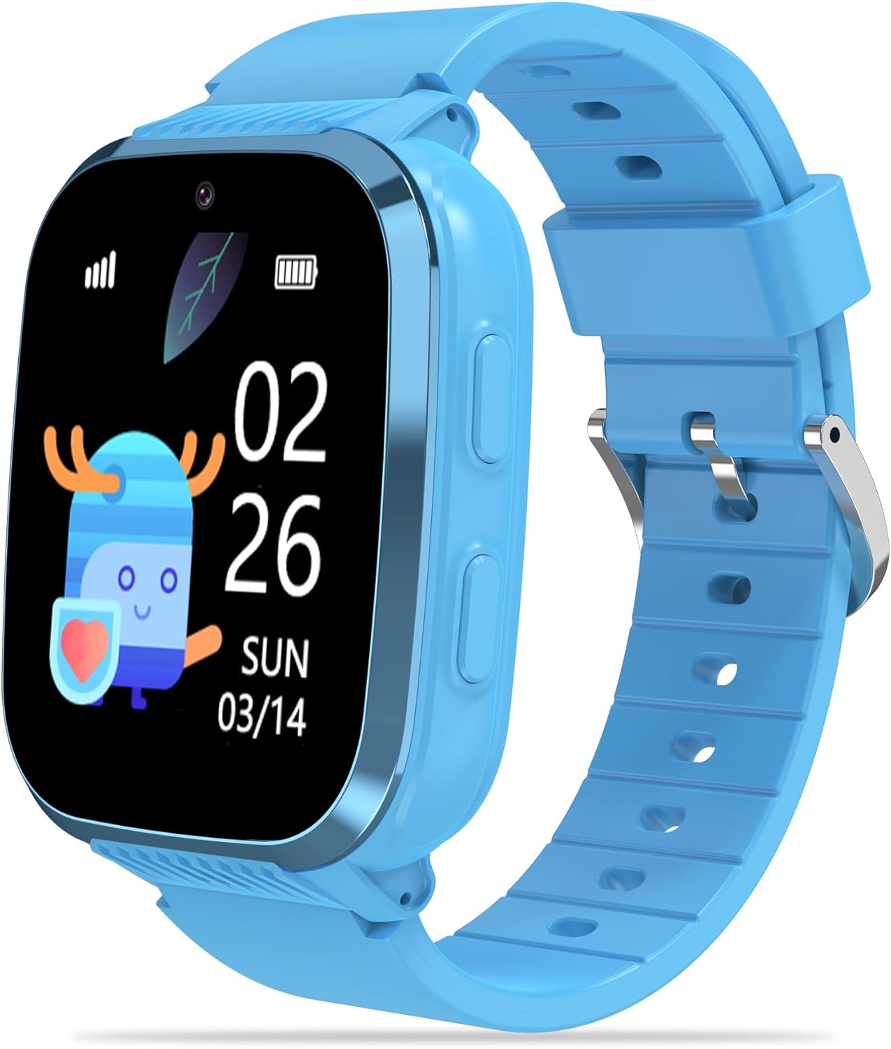 4G Kids Smart Watch Boys with GPS Tracker & Video Calling Texting Kids Cell Phone Watch