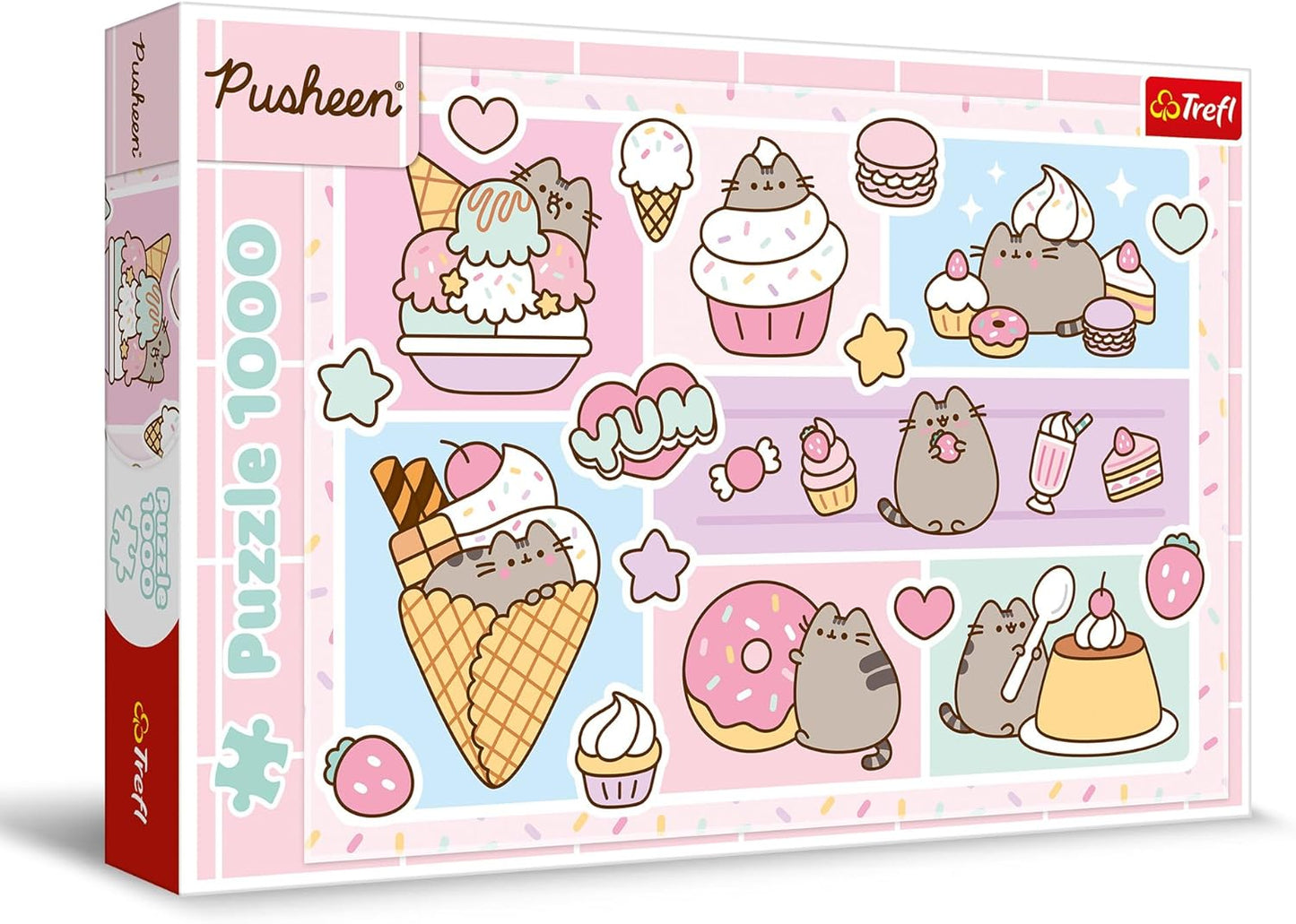 Trefl Puzzle: Pusheen, Cute Pusheen - 1000 pieces -