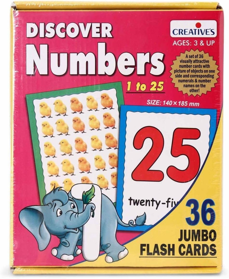CREATIVE Discover Numbers FLASH CARDS