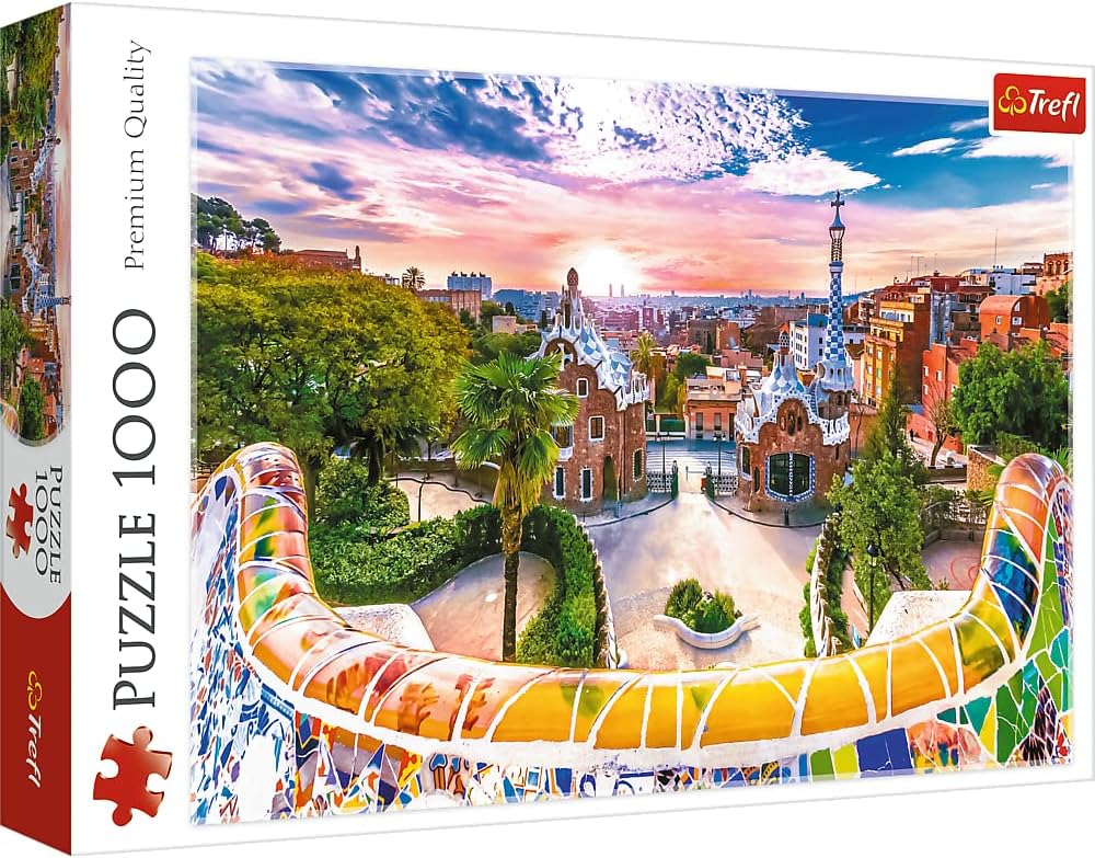 Trefl Puzzle: Sunset over Barcelona, Spain - 1000 Piece