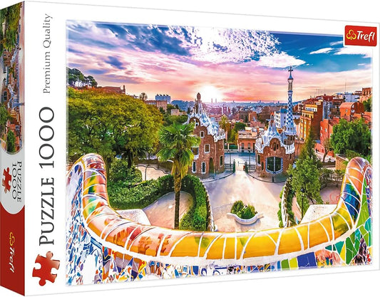 Trefl Puzzle: Sunset over Barcelona, Spain - 1000 Piece