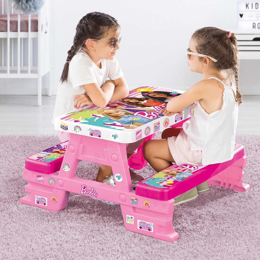 Barbie picnic table with 2 seats