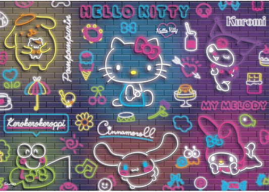 Trefl Puzzle: Neon Hello Kitty - 500 piece