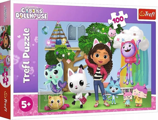 Trefl Puzzle: Gabby's Dollhouse – 100 Piece