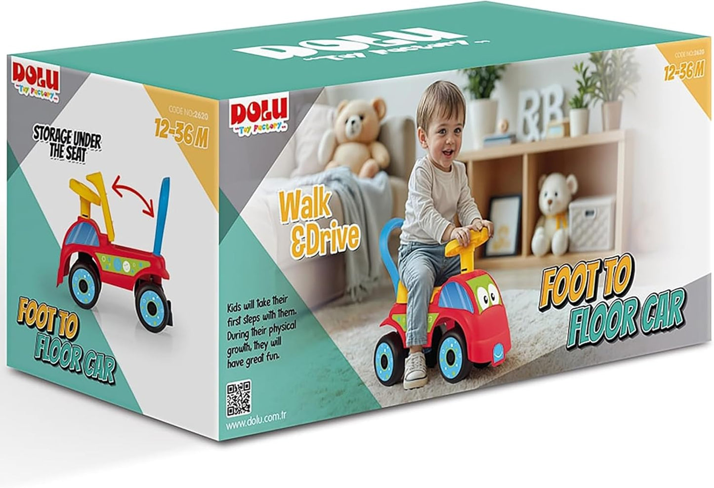 Foot to Floor Car with Storage