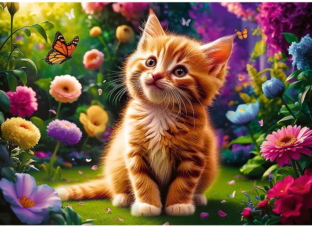 Trefl Puzzle: Cute Cat - 500 Piece