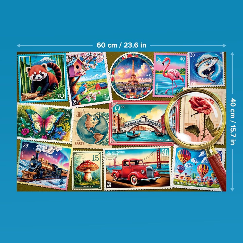 Trefl Puzzle: Easy Piece : Stamps - 300 Pieces