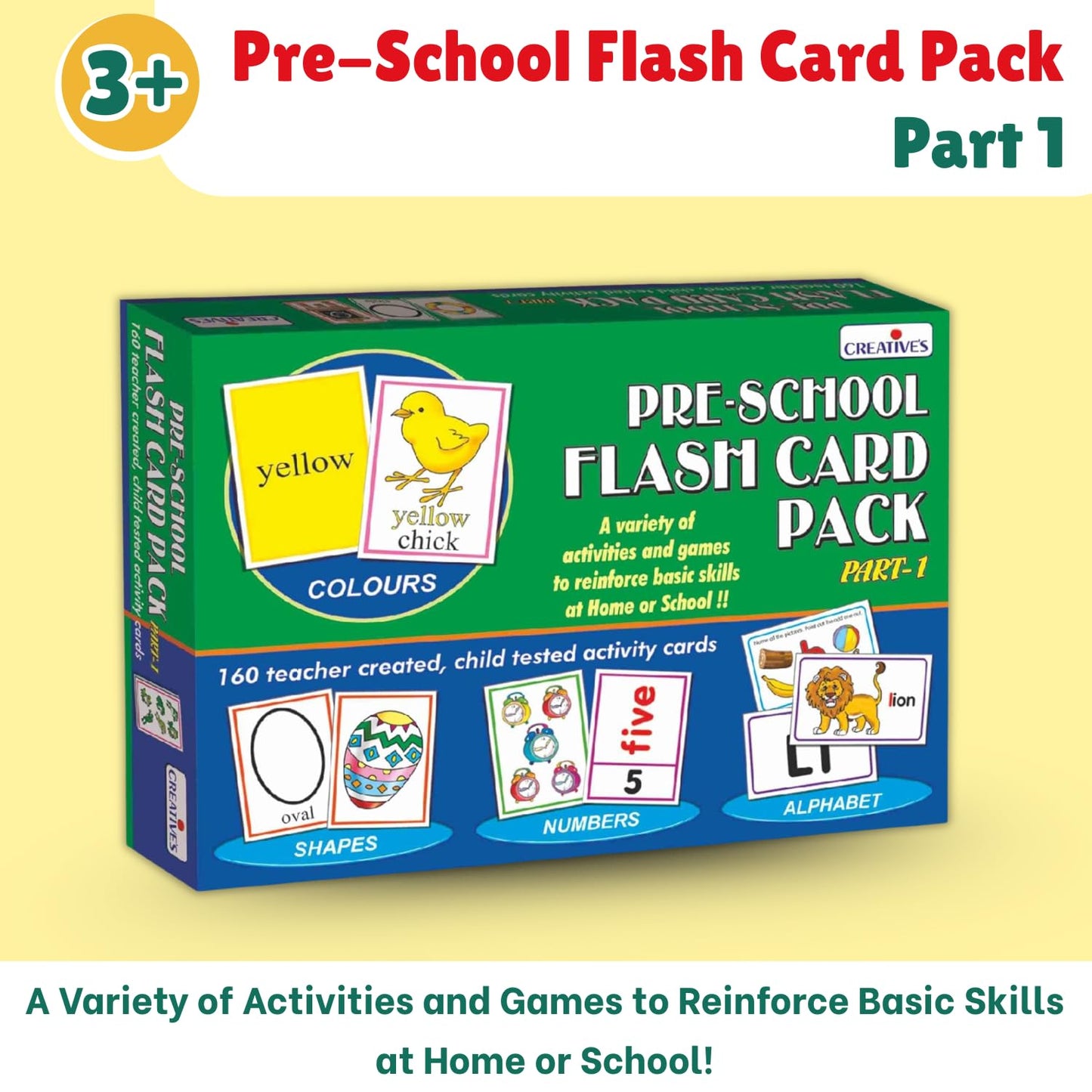 Creative Pre School Flash Card Pack 1