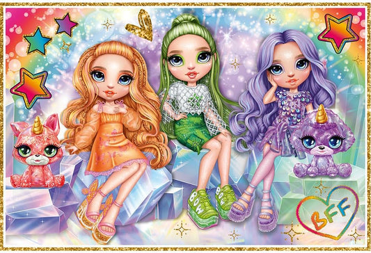 Trefl Puzzle: 2 in 1  Rainbow High, Rainbow Model Dolls - 2 x 200 Pieces
