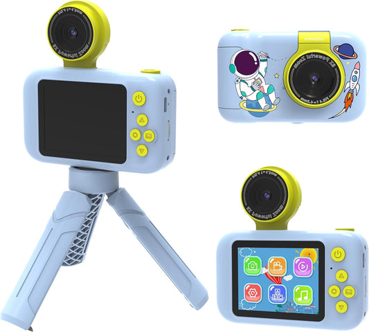 Porodo Lifestyle Kids Flip Camera with Tripod Stand