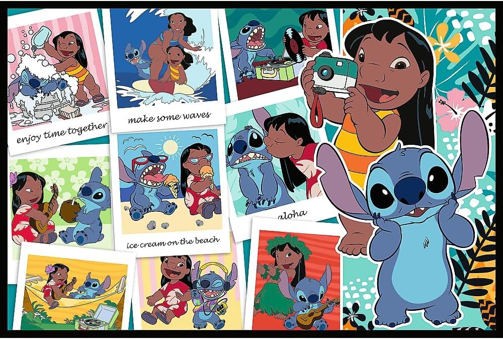 Trefl Puzzle: 2 in 1 Lilo, Happy Life of Stitch - 2 x 200 Pieces