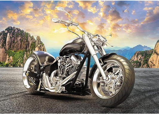 Trefl Puzzle: Black Motorcycle 500 Piece