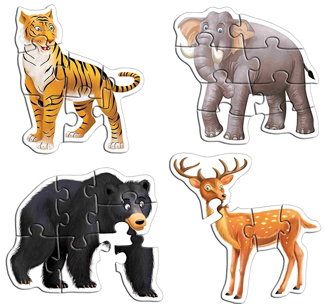 CREATIVE Early Puzzles Step II-Wild Animals