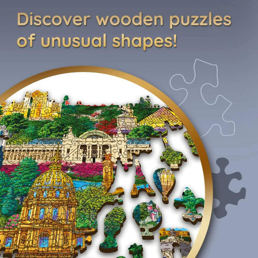 Trefl Wooden Puzzle France Famous Places - 1000 piece