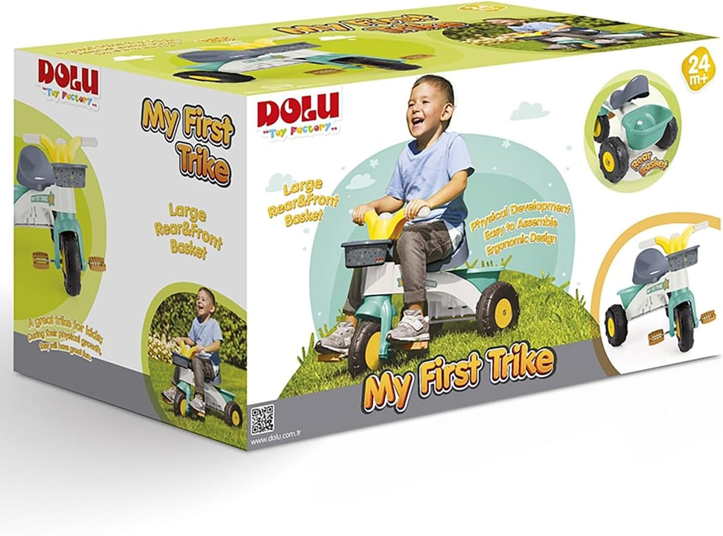 My 1st Trike with 3 wheels & 2 baskets