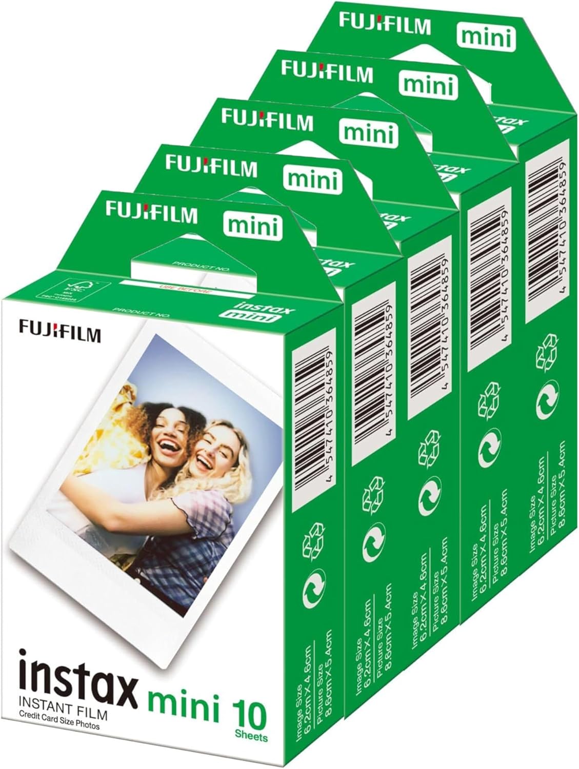 Fujifilm Mini Instant Film, 10 Sheets