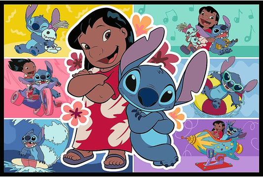Trefl Puzzle: 2 in 1 Lilo, Happy Life of Stitch - 2 x 200 Pieces