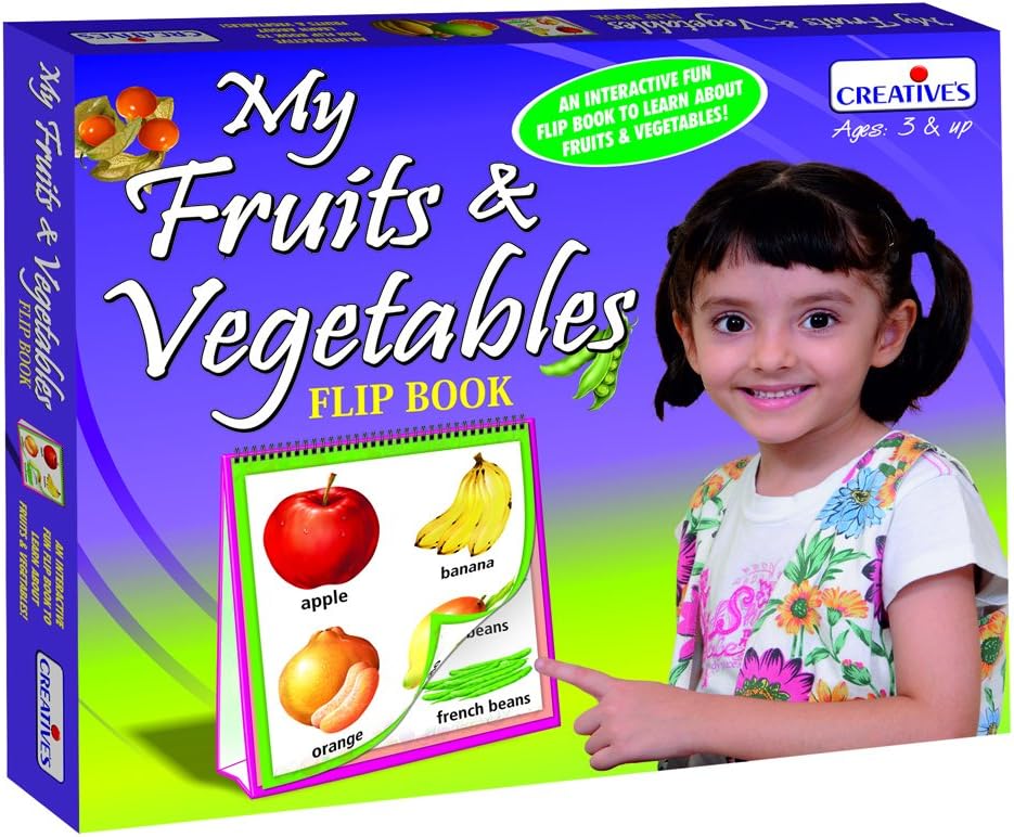 CREATIVE My Fruits & Vegetables Flip Book