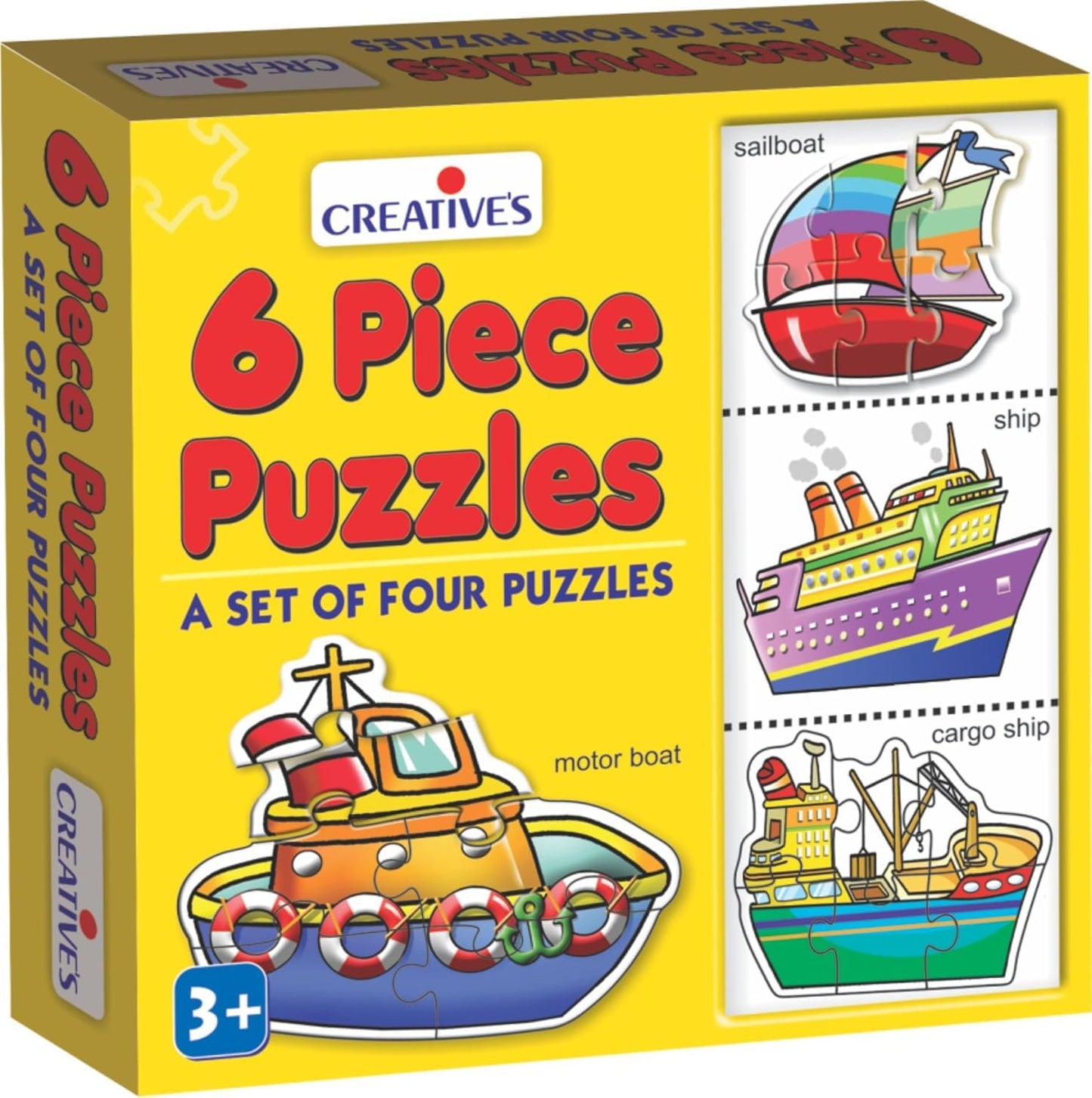 CREATIVE  6 Piece Puzzles