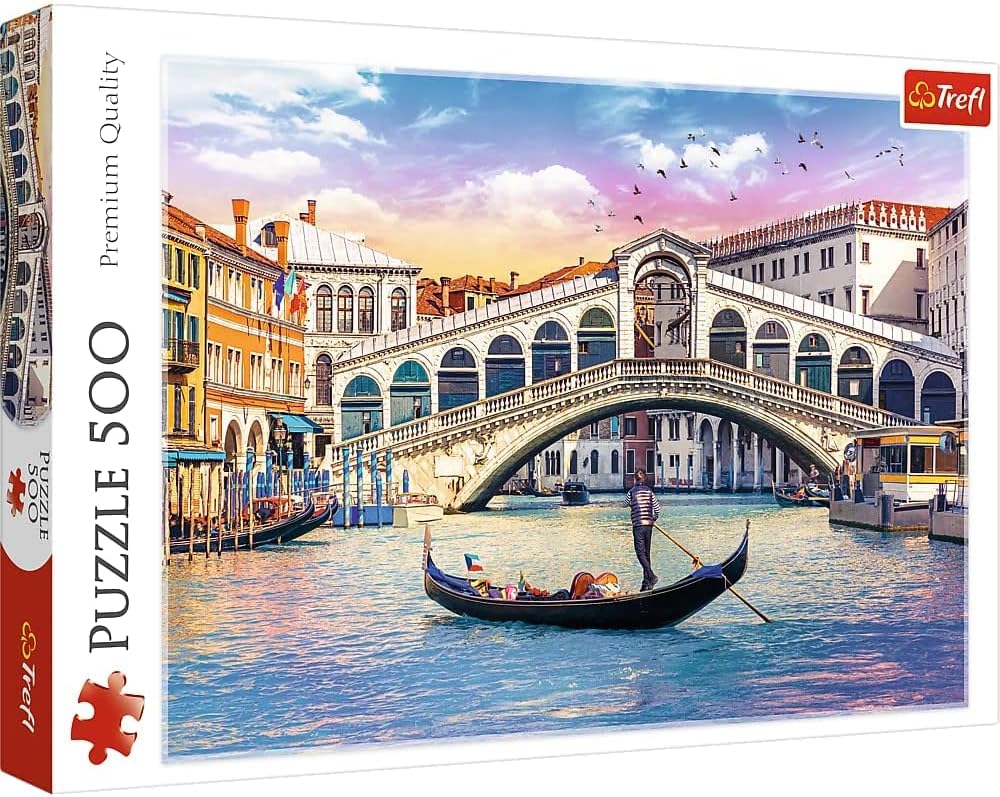 Trefl Puzzle: Rialto Bridge, Venice EA - 500 Pieces