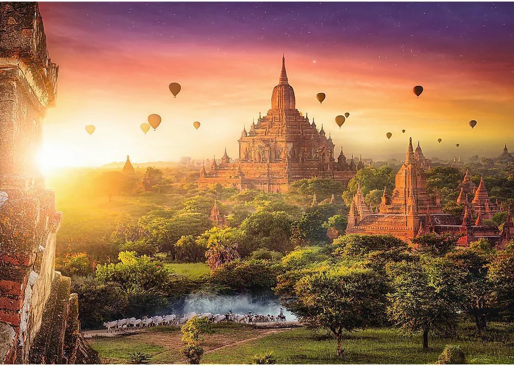 Trefl Puzzle: Ancient Temple, Burma - 1000 piece