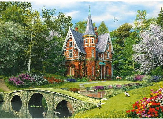 Trefl Wooden Puzzle, Victorian House - 1000 piece
