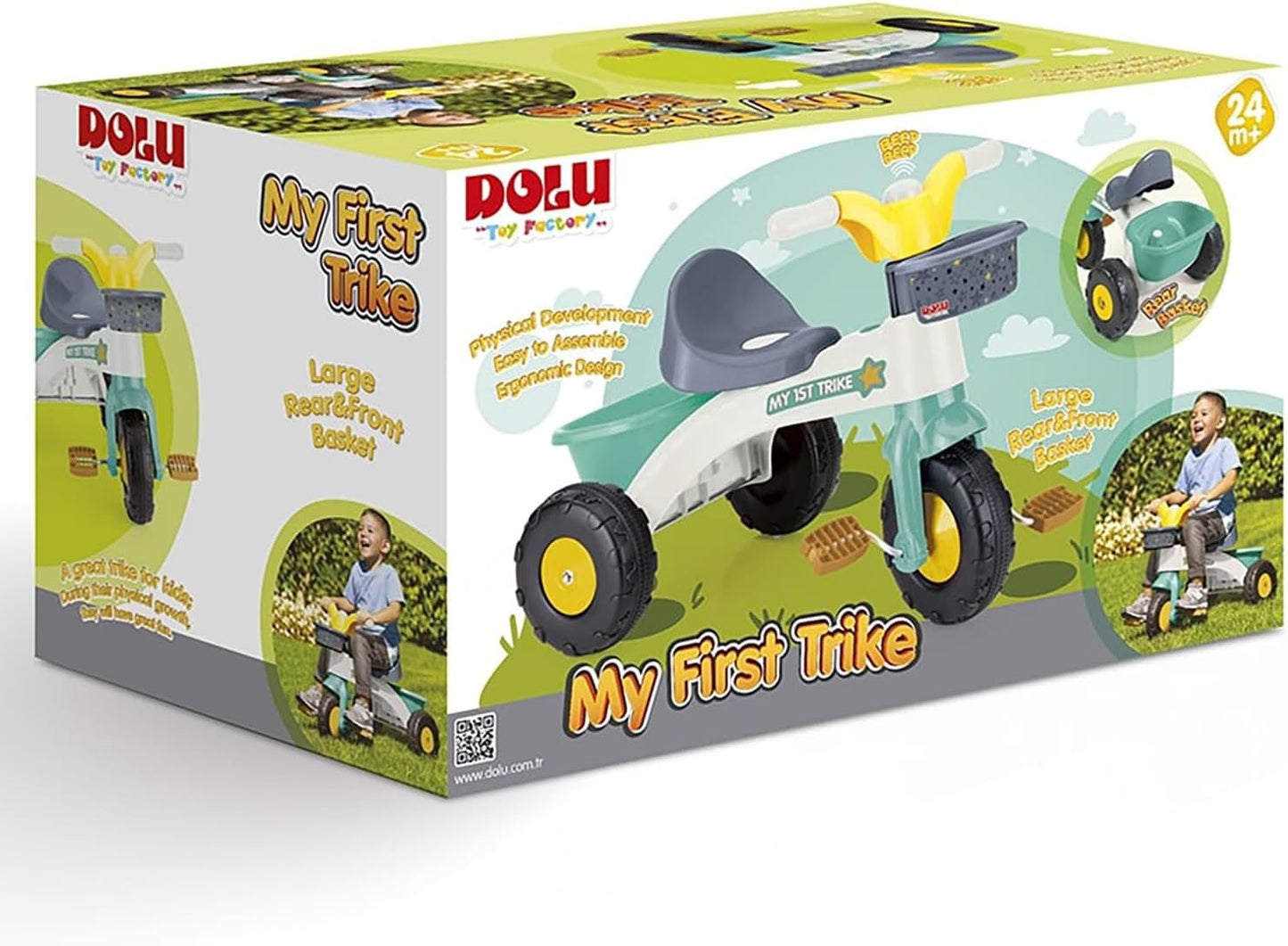 My 1st Trike with 3 wheels & 2 baskets