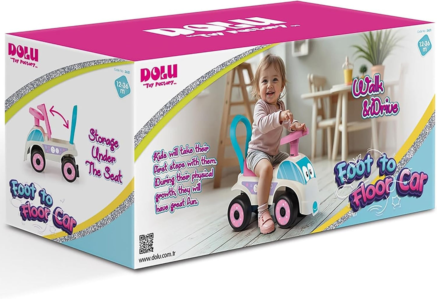 Foot to Floor Car with Storage