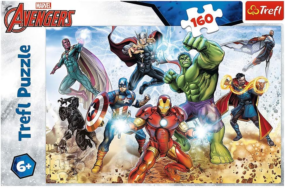 Trefl Puzzle:  Marvel Avengers Ready to save the world - 160 piece