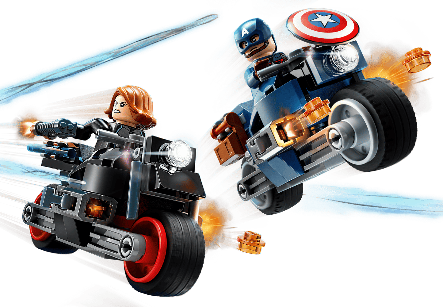 Black Widow & Captain America Motorcycles | 76260