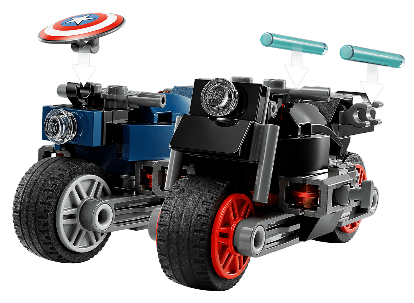 Black Widow & Captain America Motorcycles | 76260