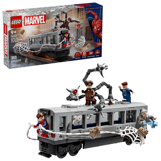 Spider-Man vs. Doc Ock Subway Train Scene | 76321