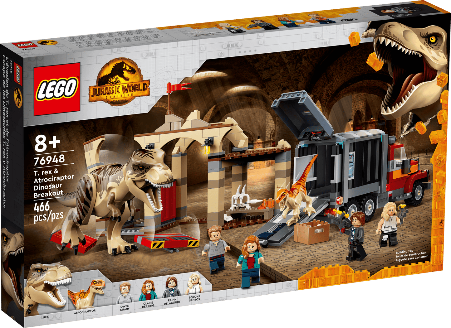 T. rex & Atrociraptor Dinosaur Breakout | 76948