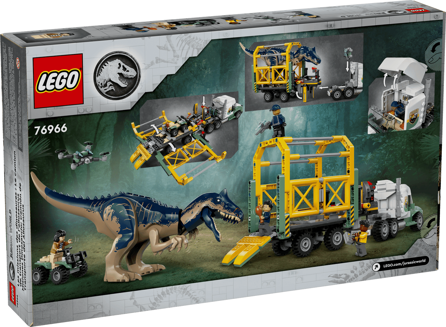 Dinosaur Missions: Allosaurus Transport Truck | 76966