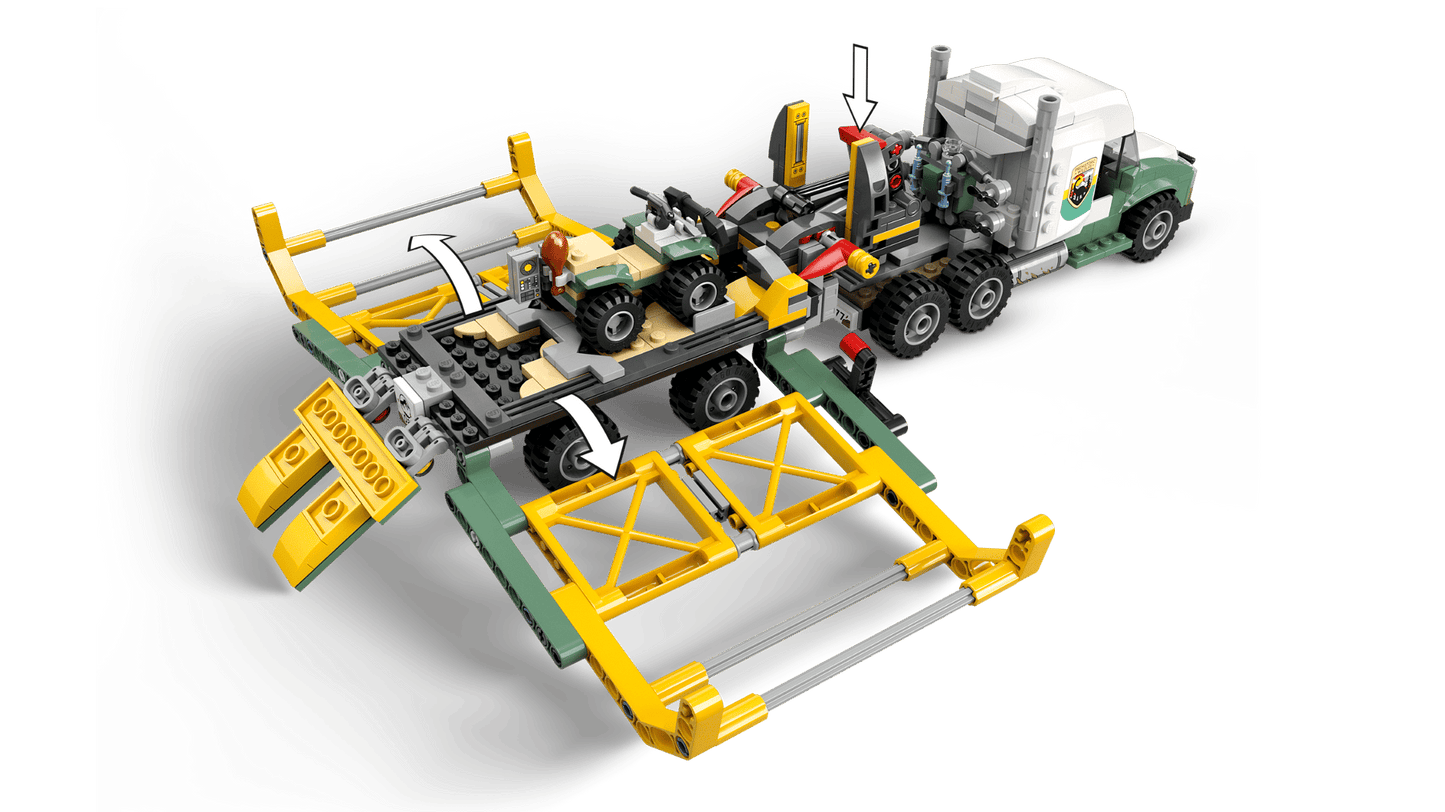Dinosaur Missions: Allosaurus Transport Truck | 76966