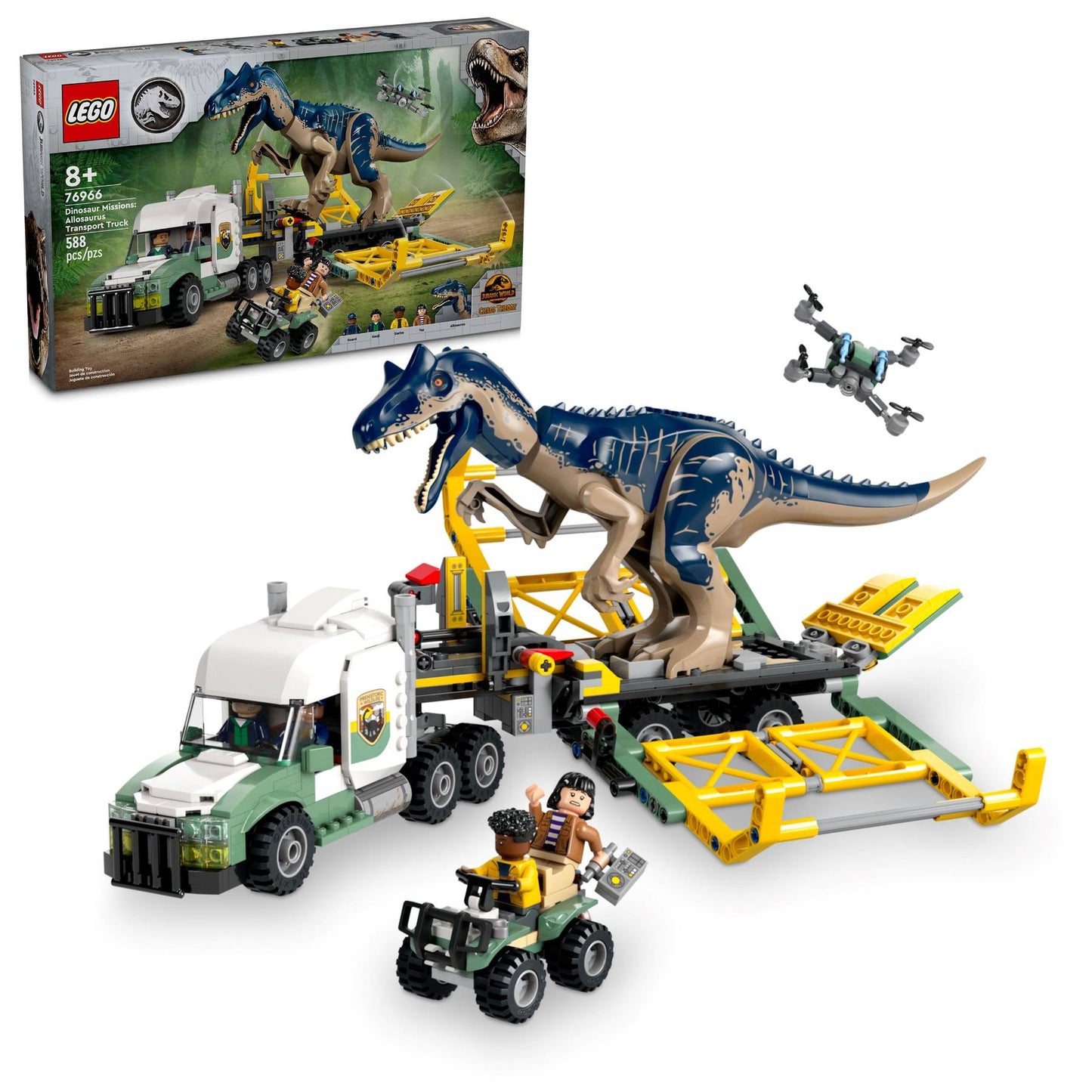 Dinosaur Missions: Allosaurus Transport Truck | 76966