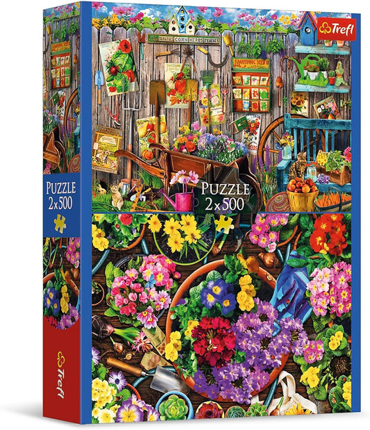 Trefl Puzzle: 2-in-1: 2 x 500 Pieces-Set of Two Puzzles