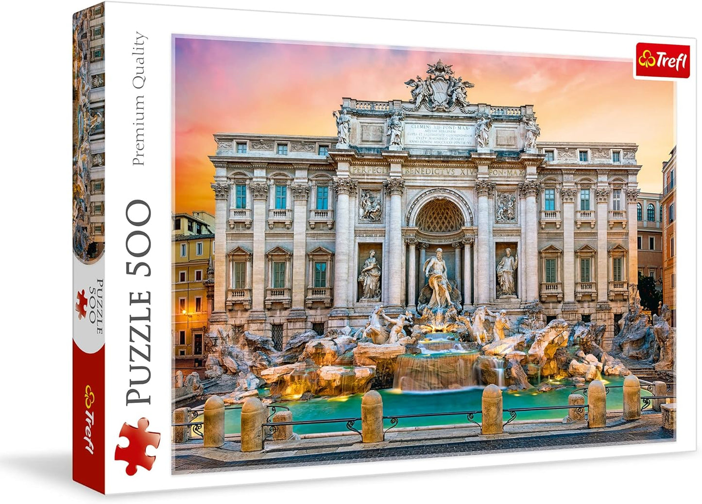 Trefl Puzzle:  Fontanna di Trevi, Rome - 500 piece