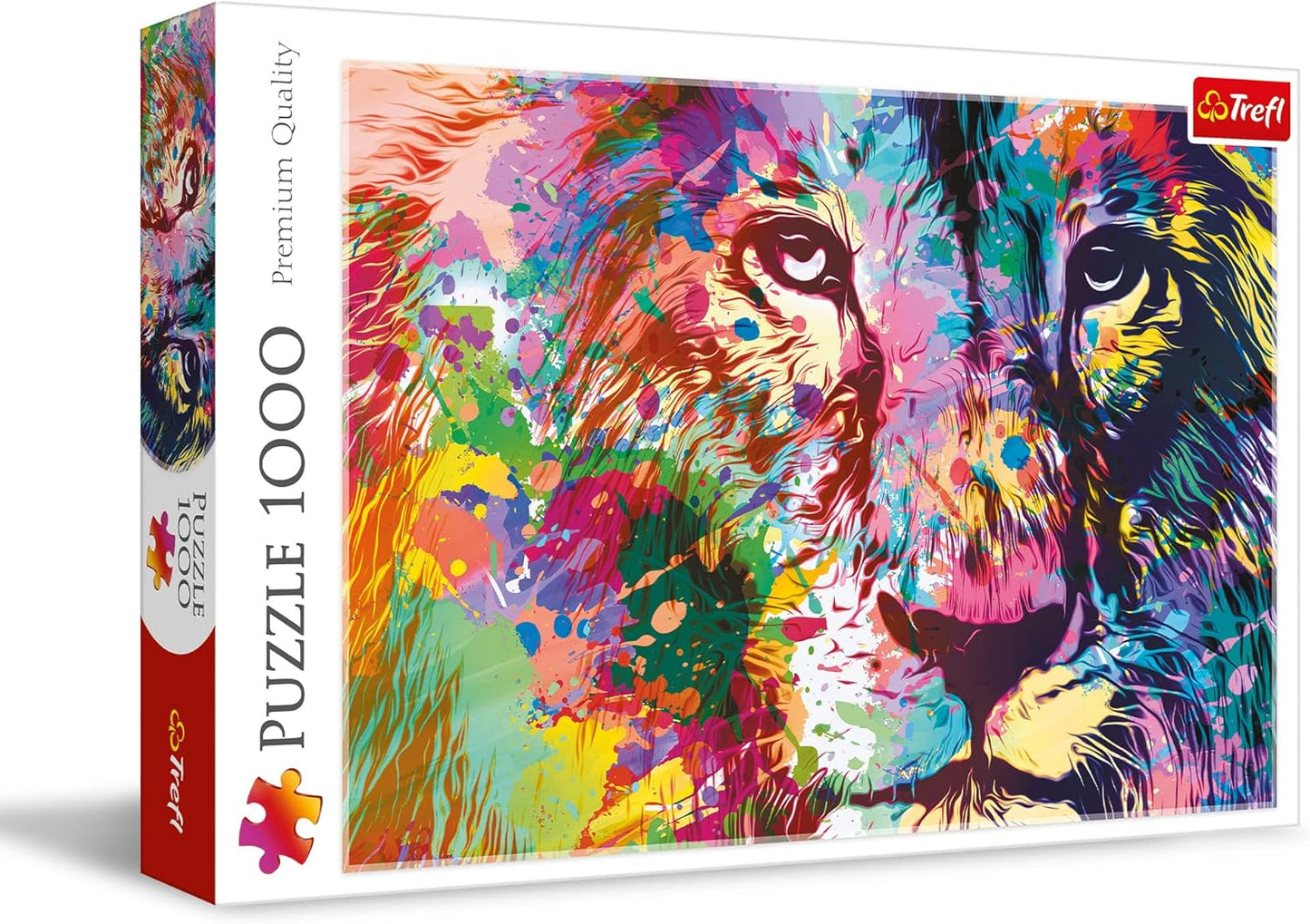 Trefl Puzzle:  Colorful Lion 1000 Piece