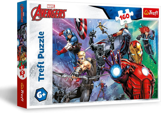 Trefl Puzzle: Marvel The Avengers, Always Ready Heroes - 160 Piece