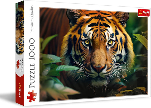 Trefl Puzzle: Wild tiger - 1000 pieces