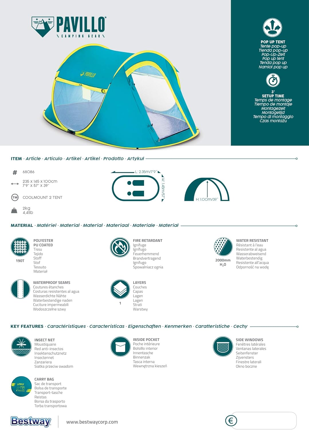 Cool mount 2 Tent