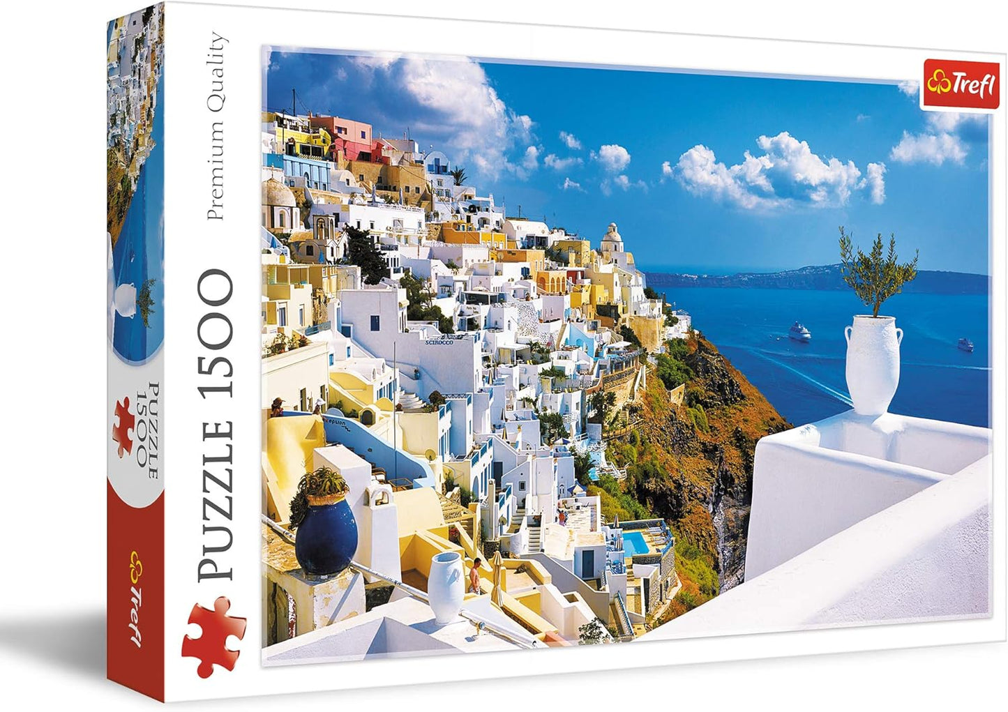 Trefl Puzzle: Santorini, Greece - 1500 Piece